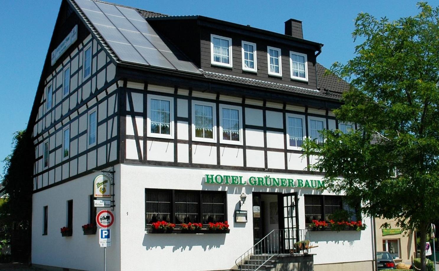 Hotel Gruener Baum Stollberg Exterior photo